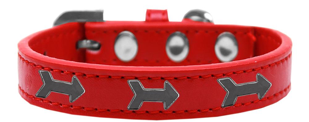 Arrows Widget Dog Collar Red Size 12