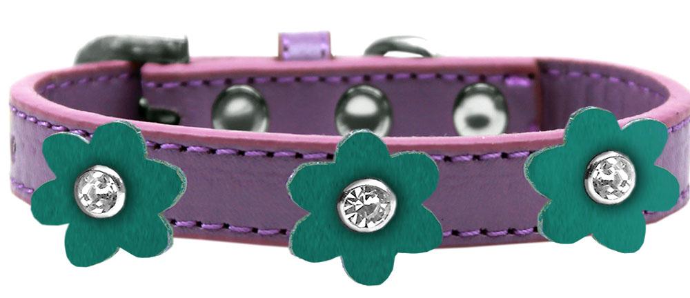 Flower Premium Collar Lavender With Jade Flowers Size 10