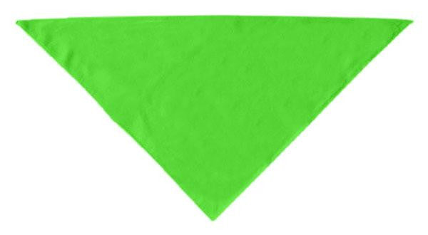 Plain Bandana Lime Green Large