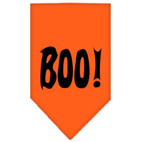 Boo! Screen Print Bandana Orange Small