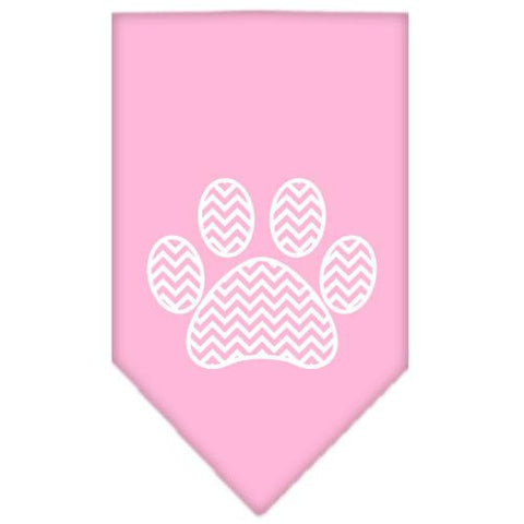 Chevron Paw Screen Print Bandana