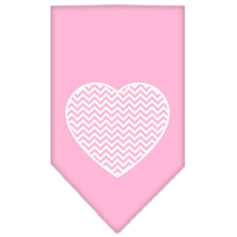 Chevron Heart Screen Print Bandana