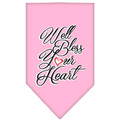 Well Bless Your Heart Screen Print Bandana