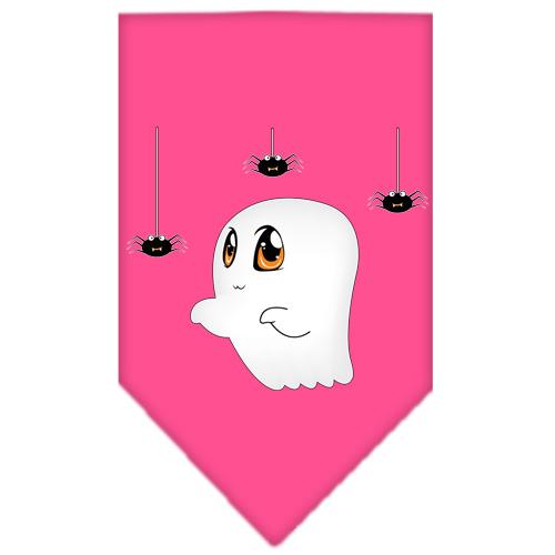 Sammy The Ghost Screen Print Bandana Bright Pink Small