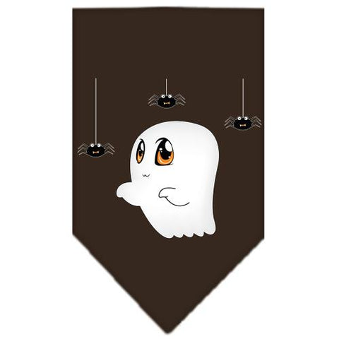 Sammy The Ghost Screen Print Bandana Brown Small