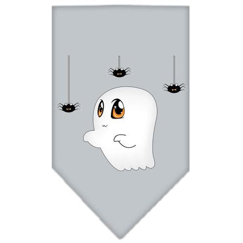 Sammy The Ghost Screen Print Bandana Grey Small