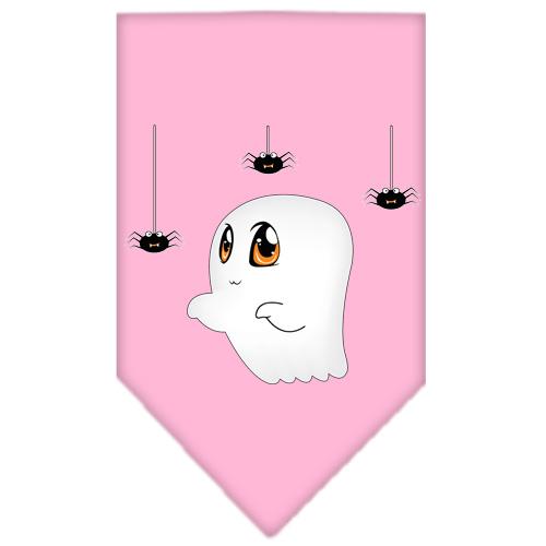 Sammy The Ghost Screen Print Bandana Light Pink Small