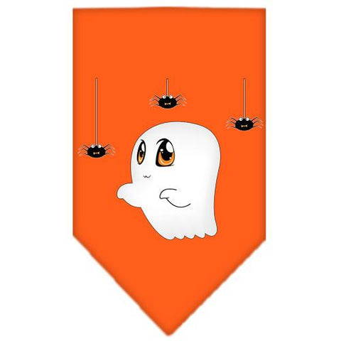 Sammy The Ghost Screen Print Bandana Orange Small