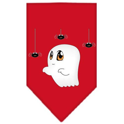 Sammy The Ghost Screen Print Bandana Red Small