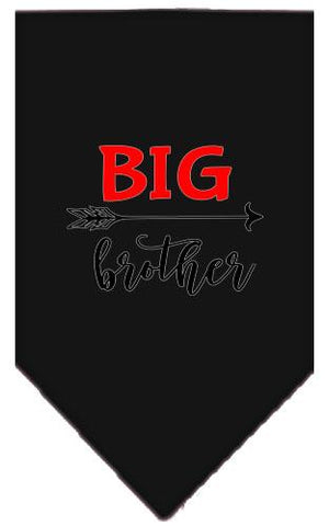 Big Brother Screen Print Bandana Black Large