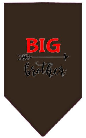 Big Brother Screen Print Bandana Cocoa Large