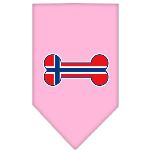 Bone Flag Norway  Screen Print Bandana Light Pink Large