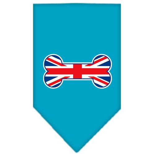 Bone Flag UK  Screen Print Bandana Turquoise Small