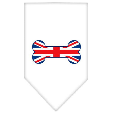 Bone Flag UK  Screen Print Bandana White Small