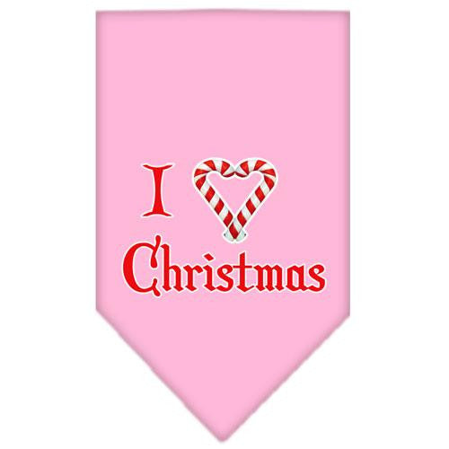 Heart Christmas Screen Print Bandana