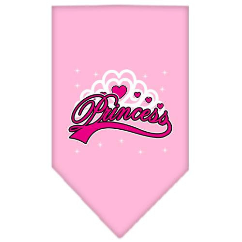 I'm a Princess Screen Print Bandana Light Pink Small