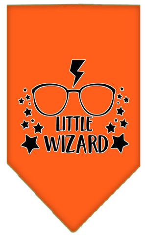 Little Wizard Screen Print Bandana Orange Small