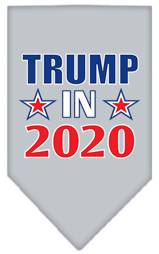 Trump In 2020 Screen Print Bandana Grey Large