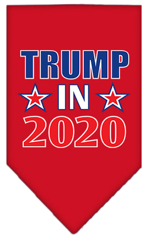 Trump In 2020 Screen Print Bandana Red Large