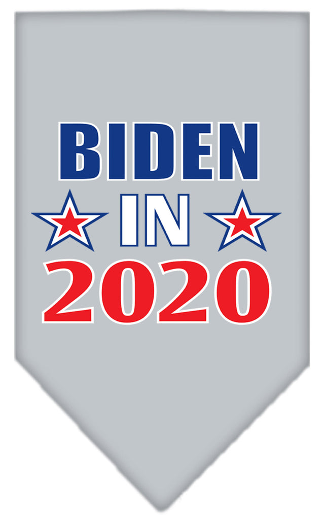 Biden In 2020 Screen Print Bandana Grey Large