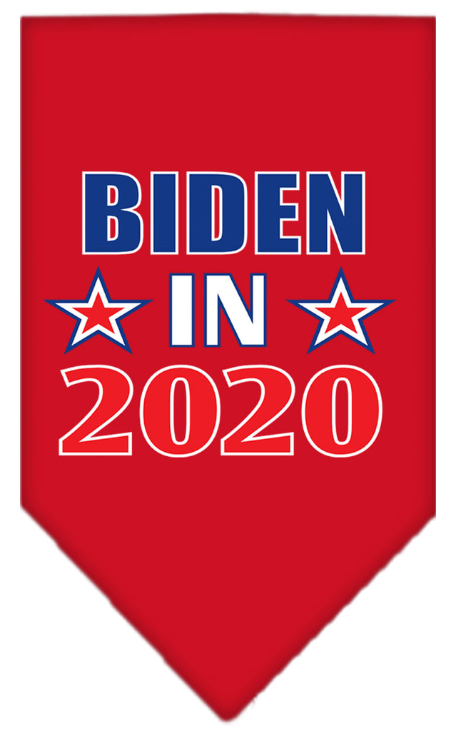 Biden In 2020 Screen Print Bandana Red Large