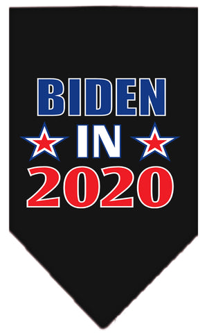 Biden In 2020 Screen Print Bandana Black Small