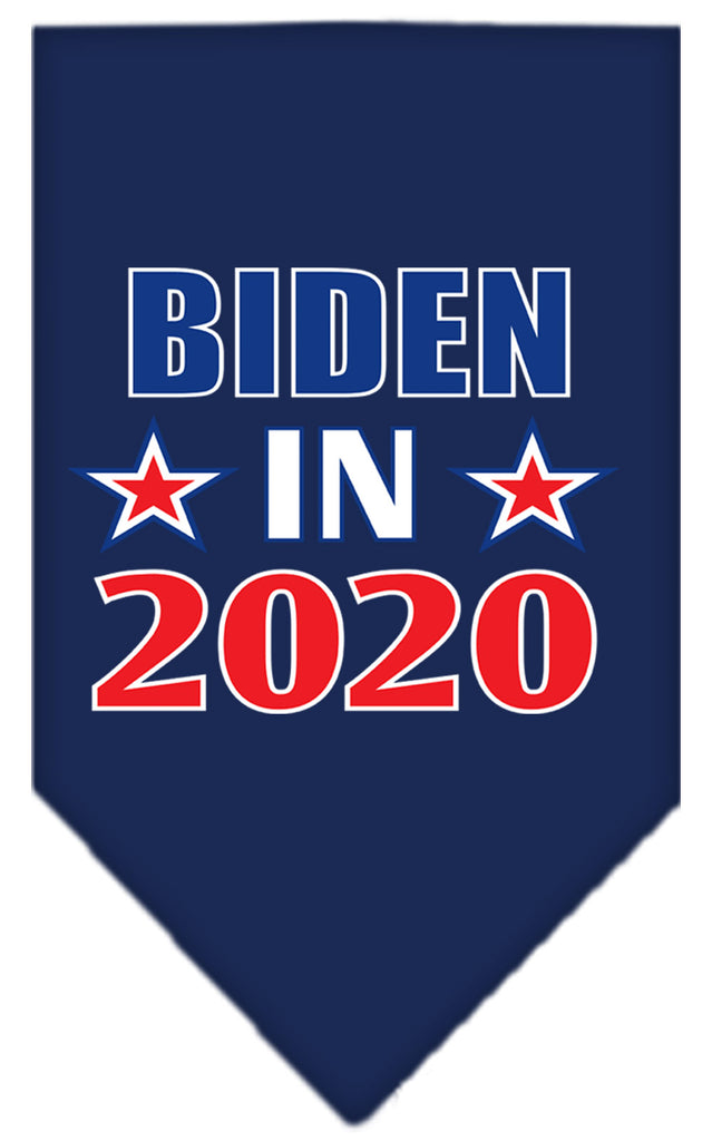 Biden In 2020 Screen Print Bandana Navy Blue Small