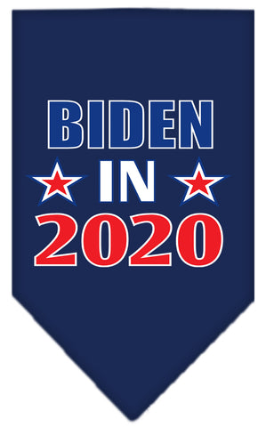 Biden In 2020 Screen Print Bandana Navy Blue Small