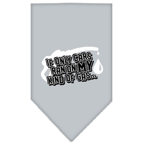 My Kind Of Gas Screen Print Bandana Grey Large