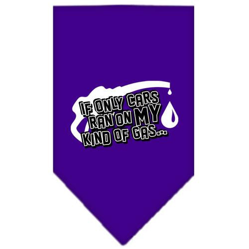 My Kind Of Gas Screen Print Bandana Purple Large