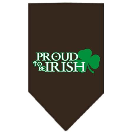 Proud to be Irish Screen Print Bandana Cocoa Small