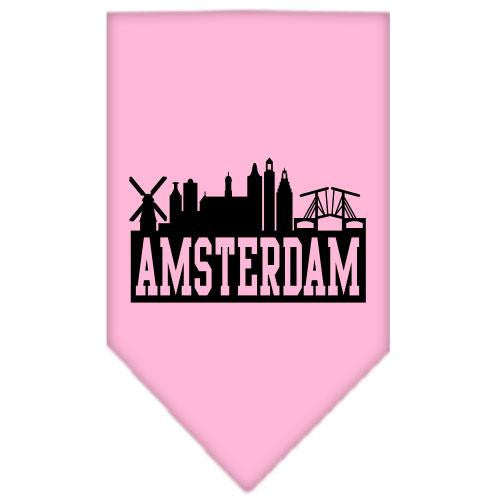 Amsterdam Skyline Screen Print Bandana