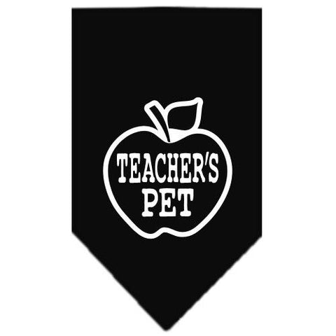 Teachers Pet Screen Print Bandana Black Small