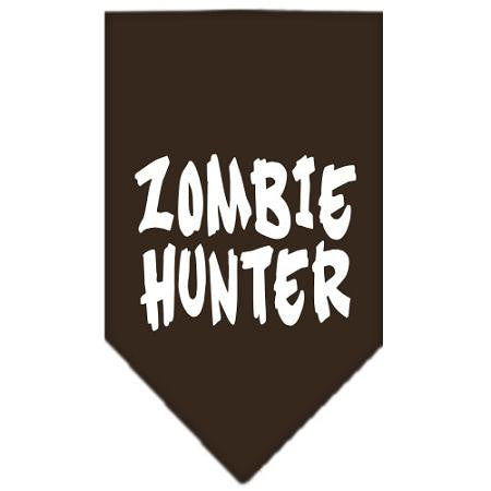 Zombie Hunter Screen Print Bandana Cocoa Large