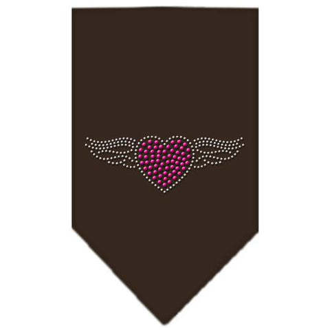 Aviator Rhinestone Bandana Cocoa Large