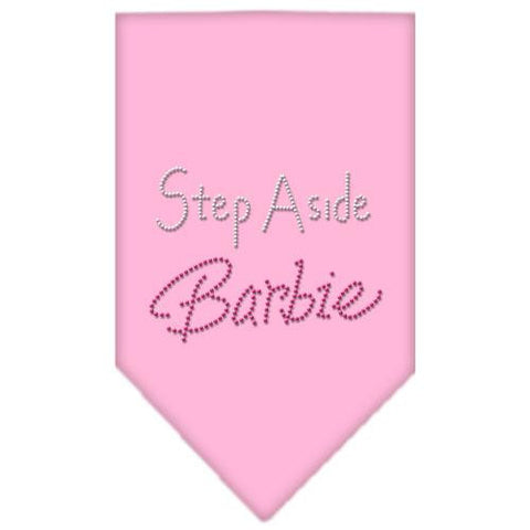 Step Aside Barbie Rhinestone Bandana Light Pink Large