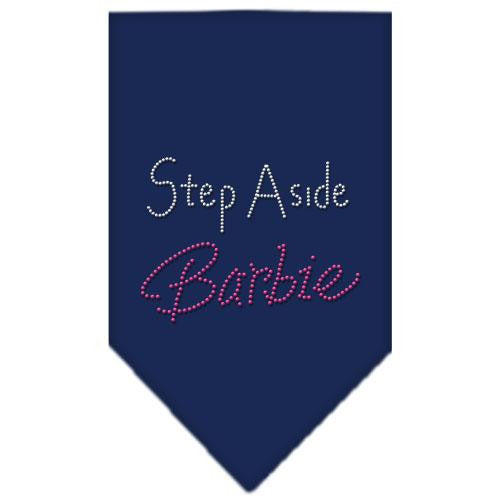 Step Aside Barbie Rhinestone Bandana Navy Blue Small