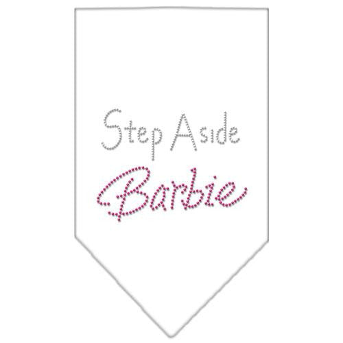 Step Aside Barbie Rhinestone Bandana White Small