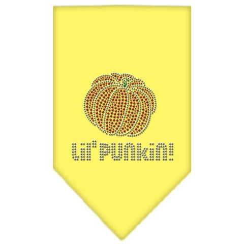 Lil Punkin Rhinestone Bandana Yellow Small