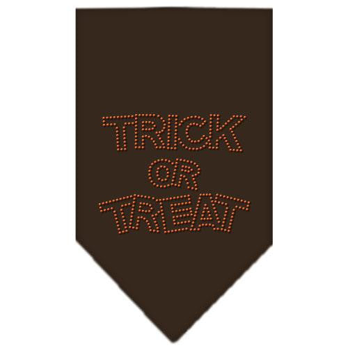 Trick or Treat Rhinestone Bandana Cocoa Large