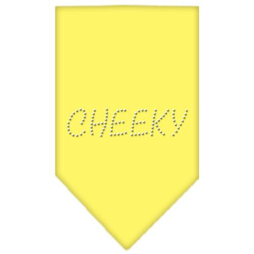 Cheeky Rhinestone Bandana Yellow Large