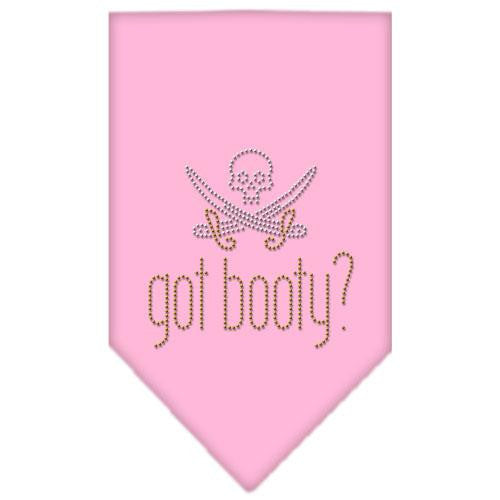 Got Booty Rhinestone Bandana Light Pink Large