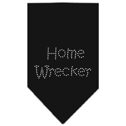 Home Wrecker Rhinestone Bandana Black Small