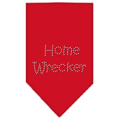 Home Wrecker Rhinestone Bandana Red Small