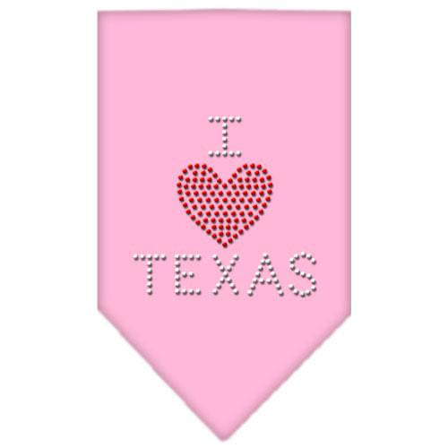 I Heart Texas Rhinestone Bandana