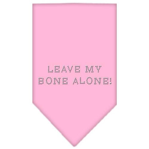 Leave My Bone Alone Rhinestone Bandana