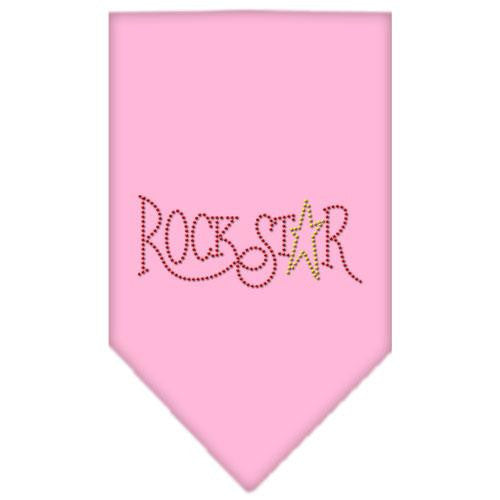 Rock Star Rhinestone Bandana Light Pink Large