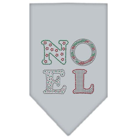 Noel Rhinestone Bandana Grey Small