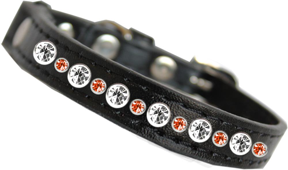 Posh Halloween Jeweled Cat Collar Black Size 10