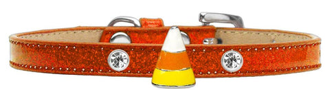 Candy Corn Charm Dog Collar Orange Ice Cream Size 10